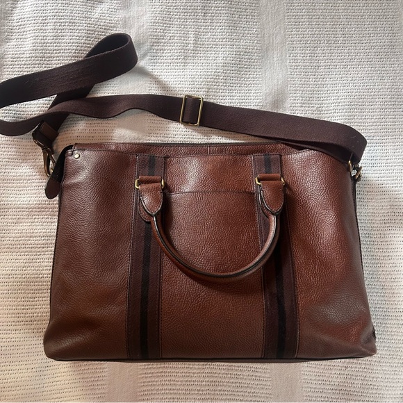 Fossil Houston Zip Top Workbag Laptop Bag - Picture 2 of 9